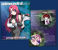 Anime Central 2003 program book